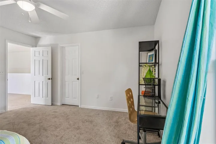 3 of 4 total bedrooms upstairs -- one at each corner of the house.