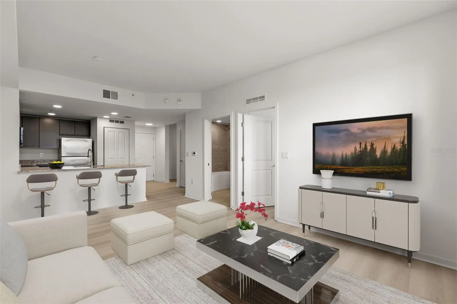 Virtually Staged. Living Room