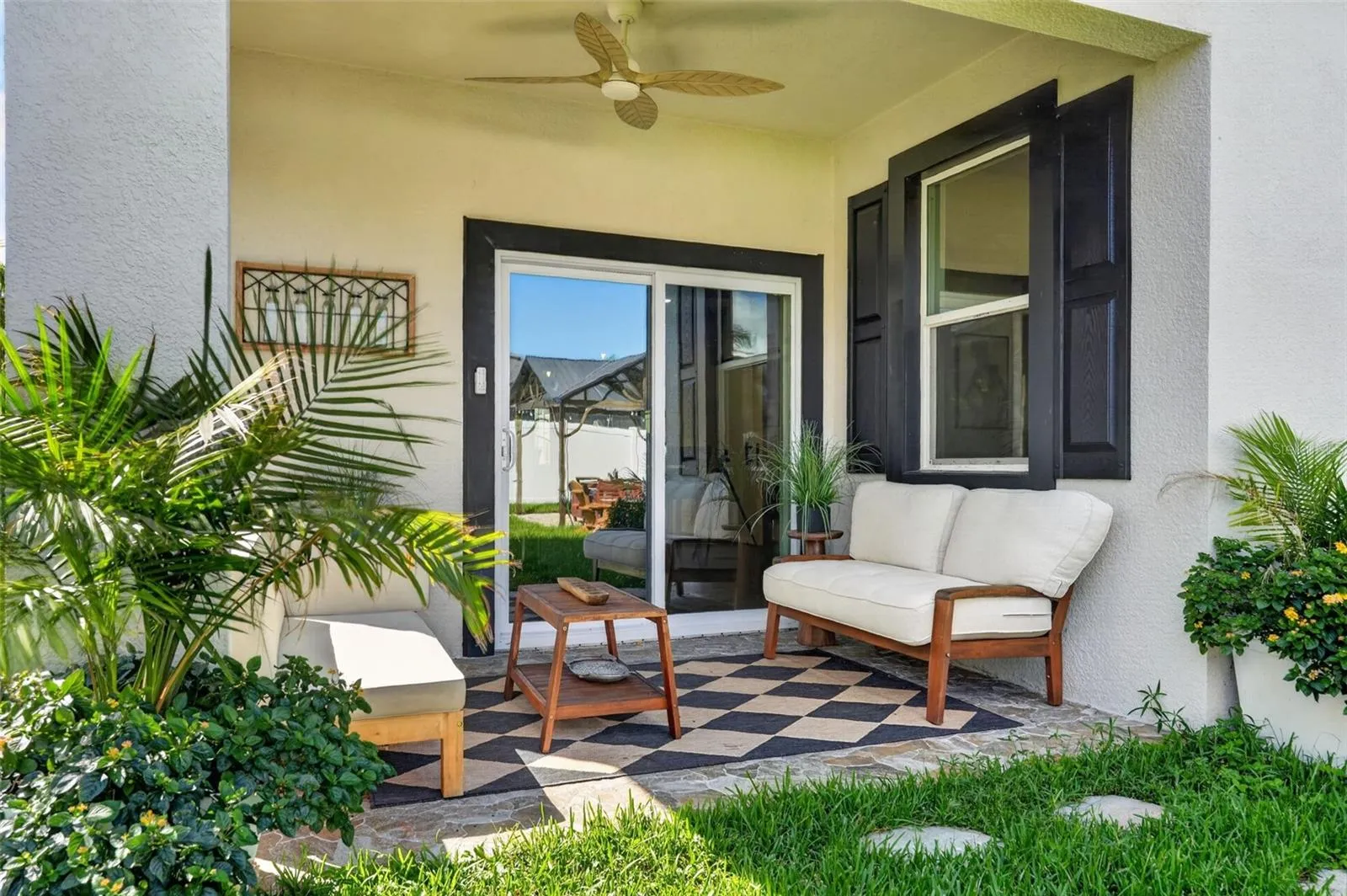 Covered patio