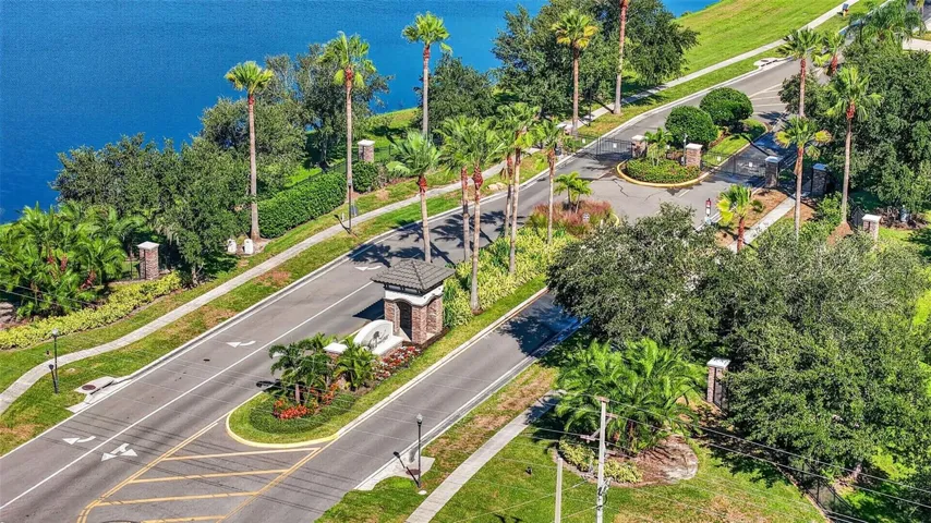 Gated neighborhood entrance