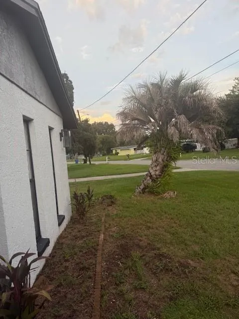 Front of the house.
