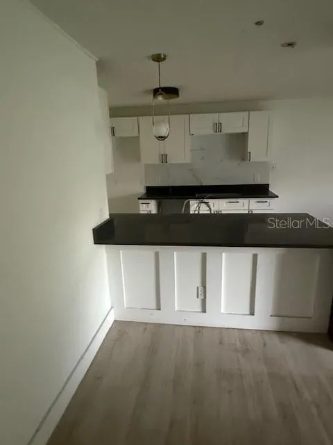 Kitchen is open to the living room.