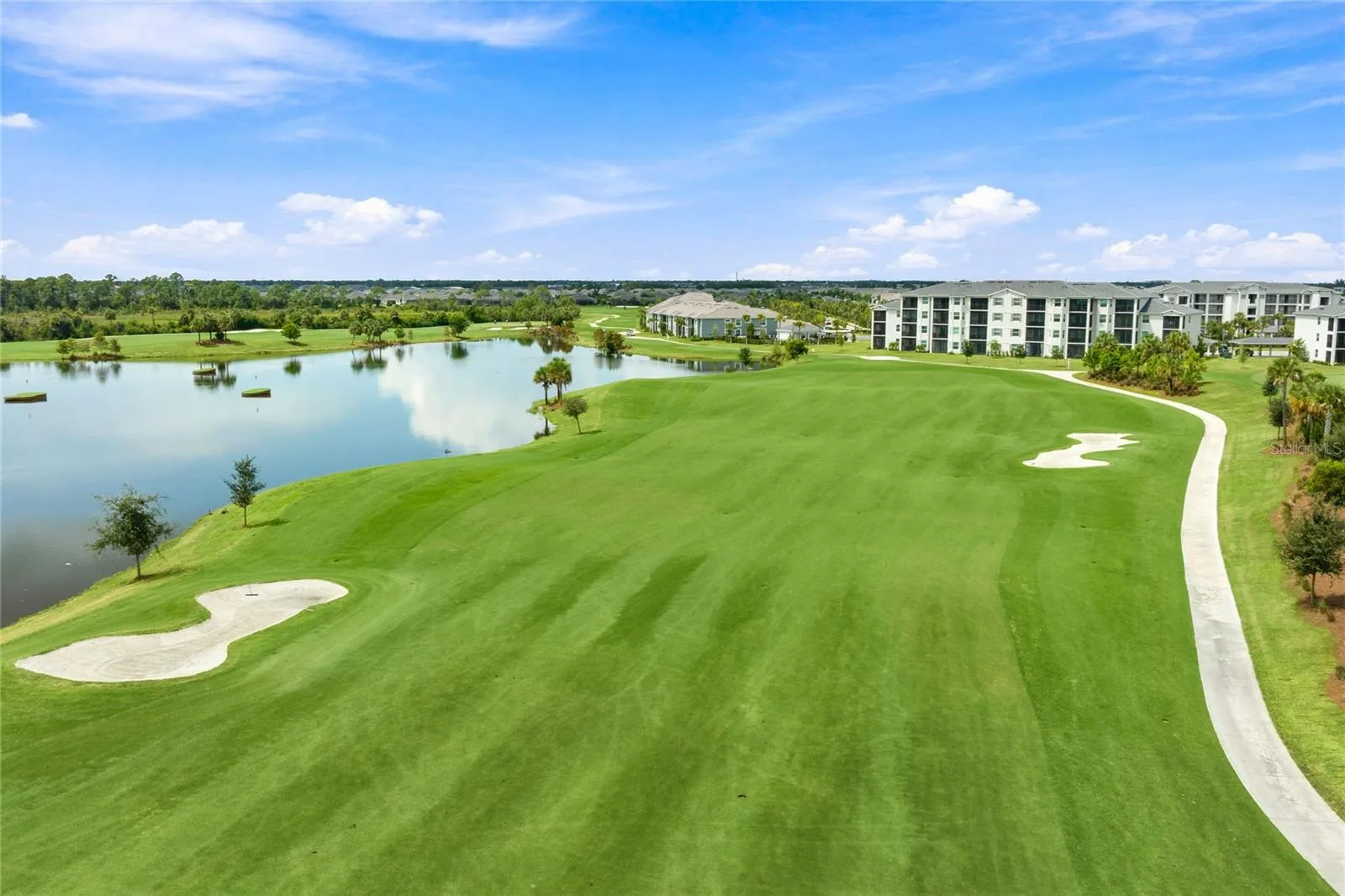 Thoughtfully designed Golf Course with several water-views and lush landscaping.