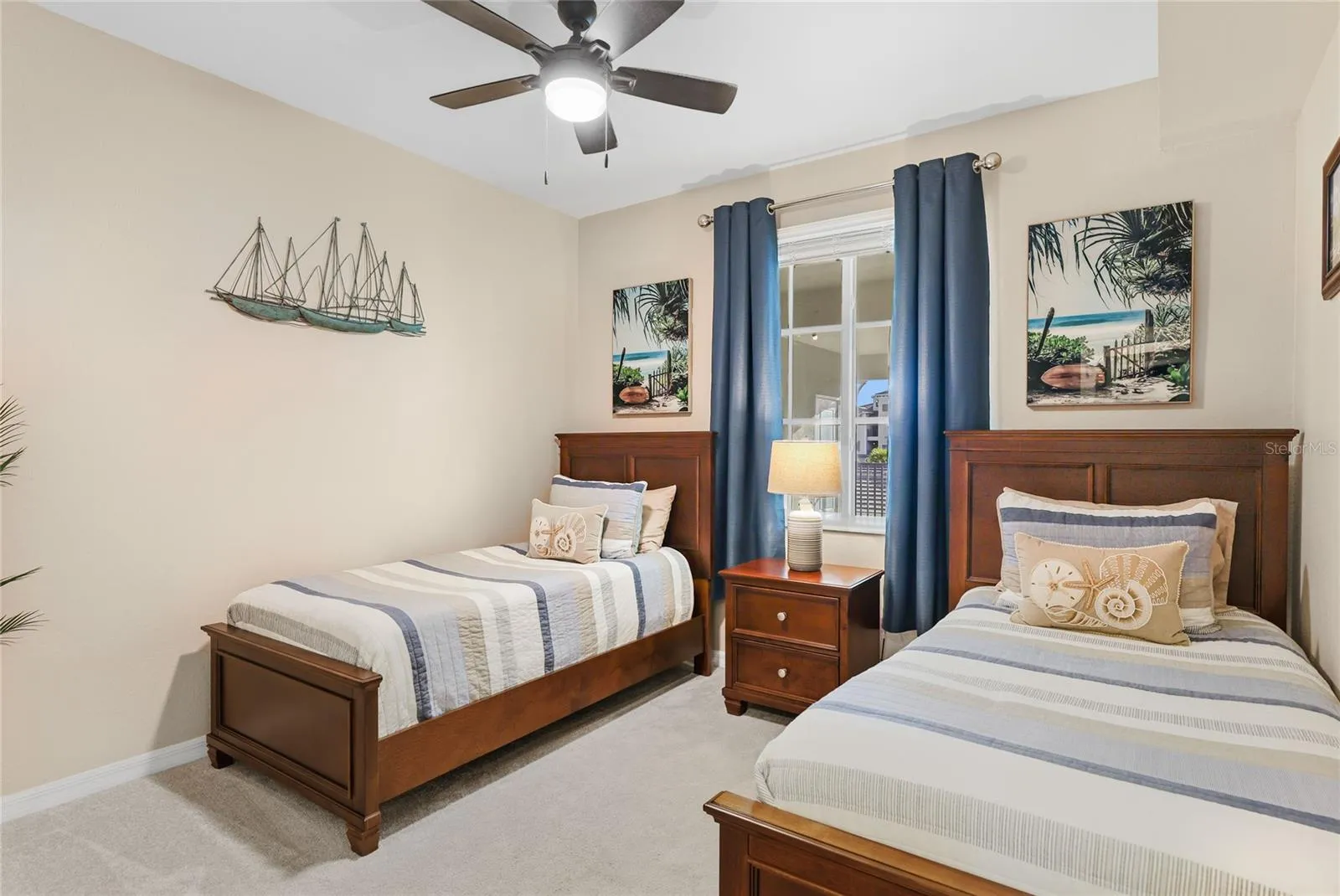 Spacious Second guest bedroom next to a private second bathroom.