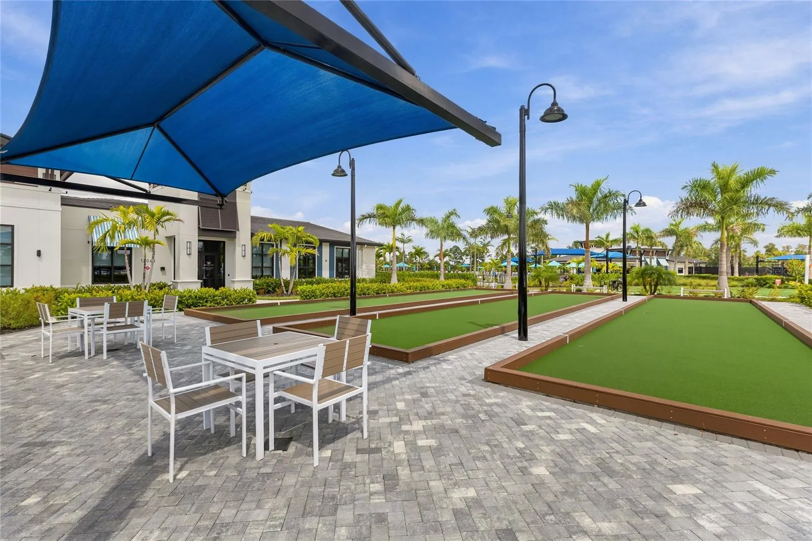 Bocce Ball Courts.