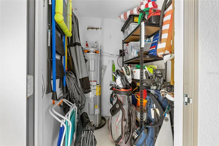 Additional storage closet offering convenient space for your storage needs.