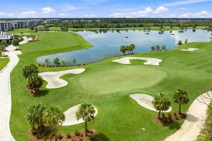 Thoughtfully designed Golf Course with several water-views and lush landscaping.