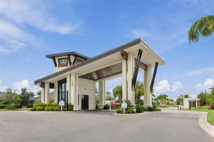 Beautiful Gated entrance to Wellen Park Golf and Country Club