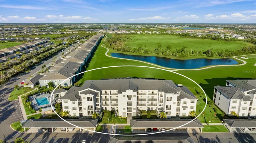 Building 100 right next to the Beautiful private Satellite Pool with stunning Golf Course, water and Preserve View