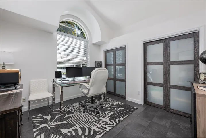 The 4th bedroom is currently used as an office.
