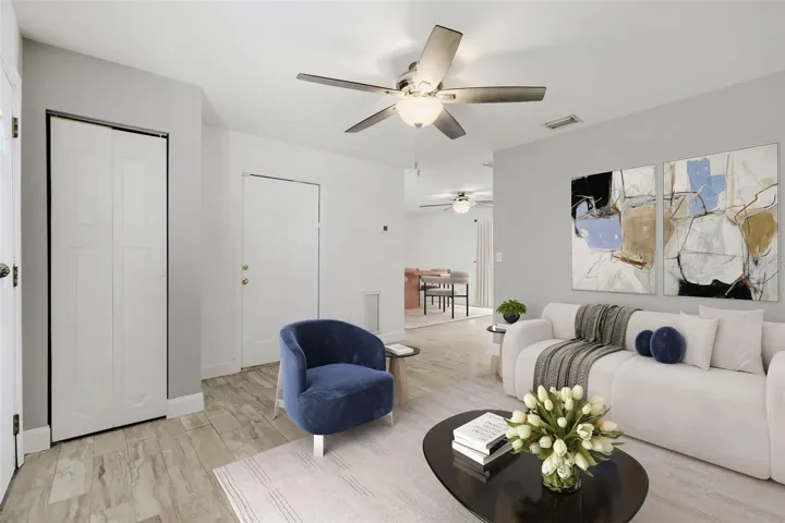 Living Room Virtually Staged