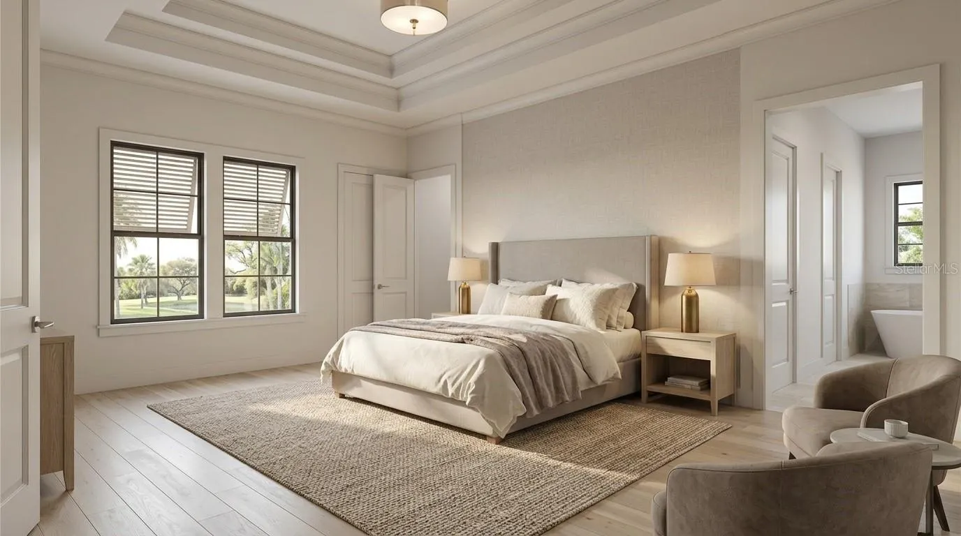 Primary suite - Artist rendition