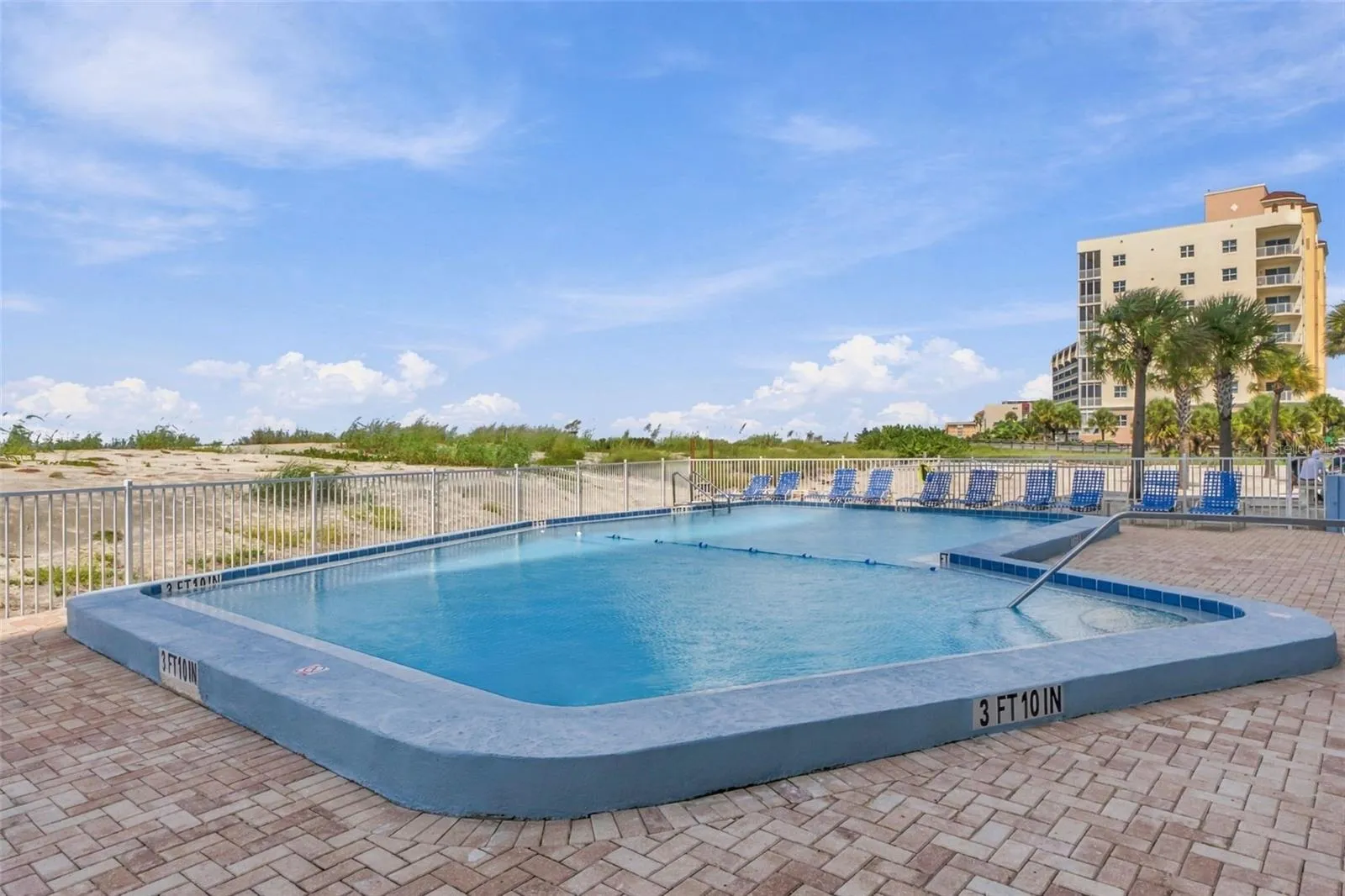 Your pool has recently been fully refurbished.