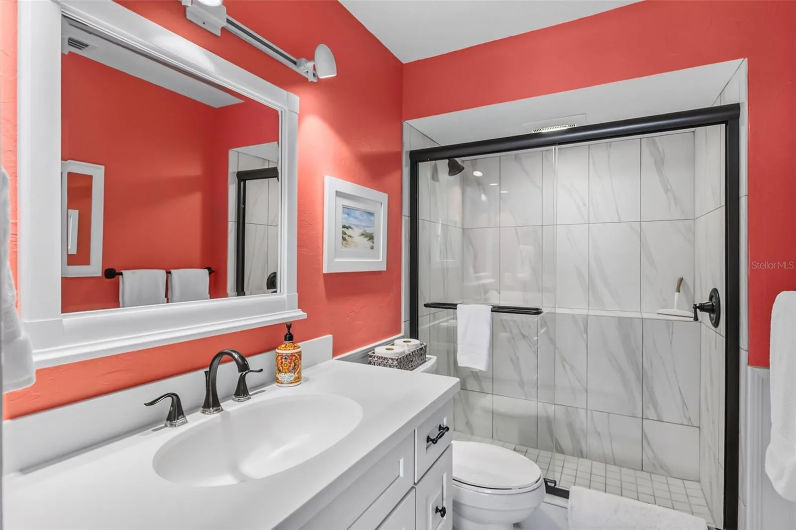 Your ensuite bathroom in the primary suite.