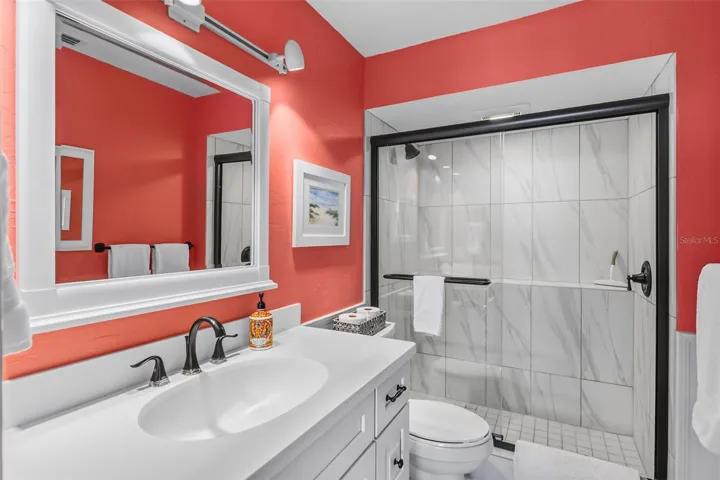 Your ensuite bathroom in the primary suite.