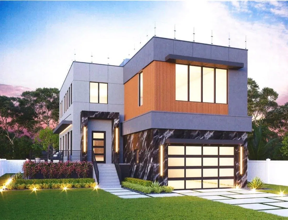 Modern contemporary design with the roftop deck
