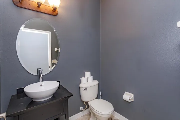 Half bath on first floor