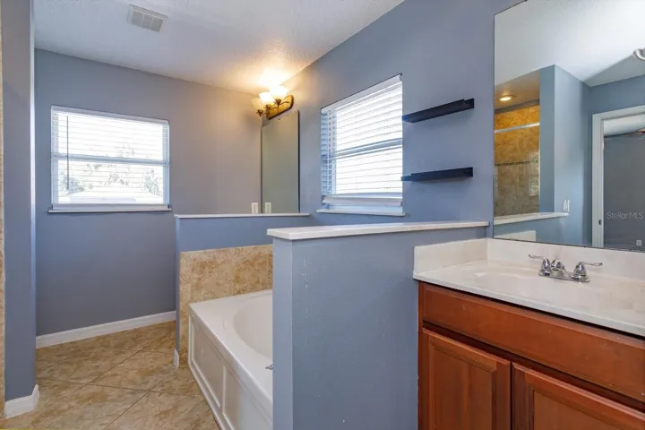 Second floor primary bath