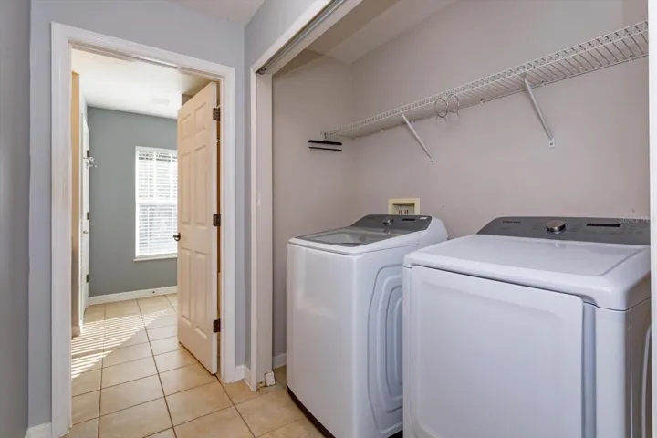 Laundry closet
