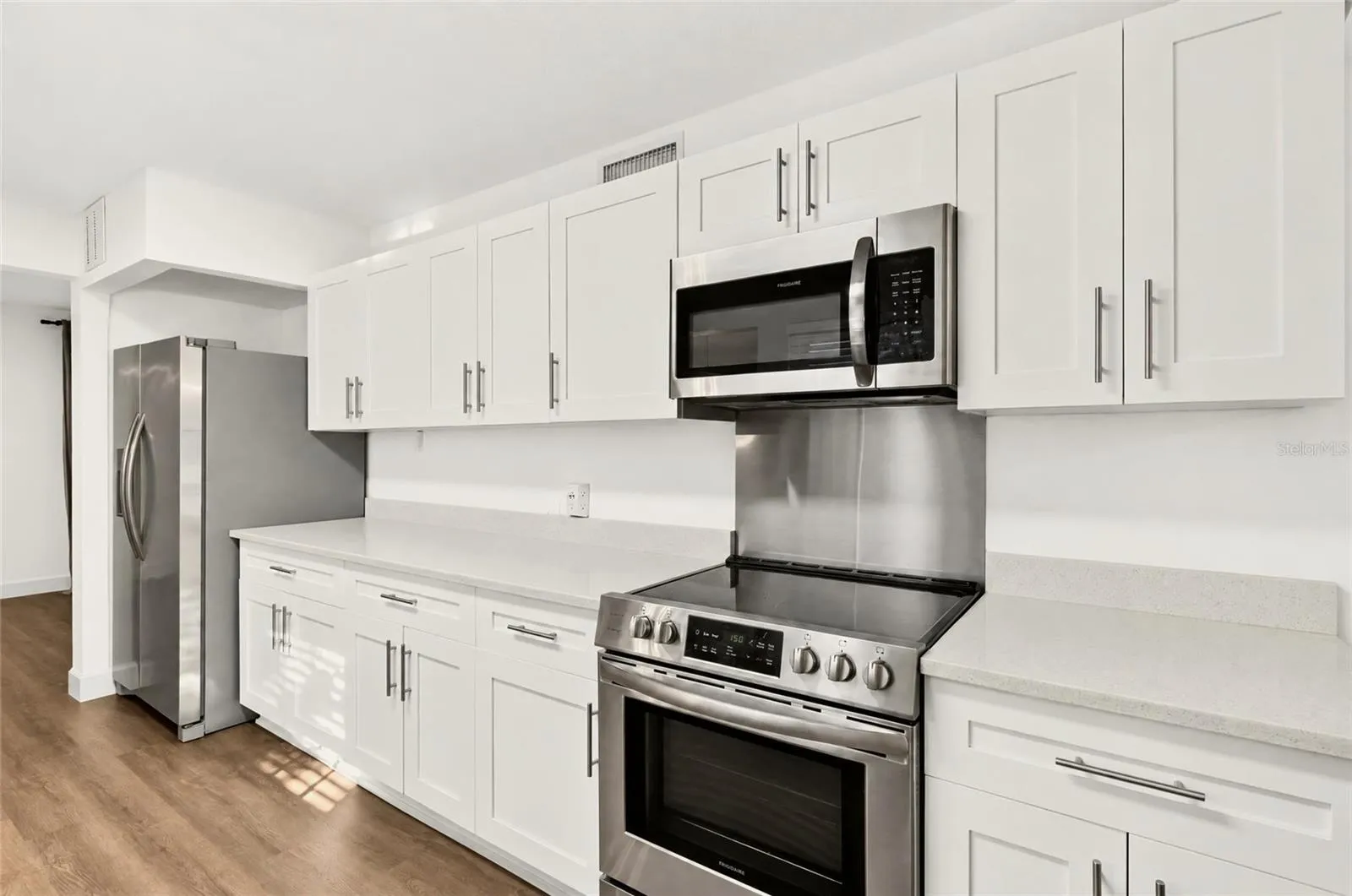 Kitchen with Stainless Steel Applicances