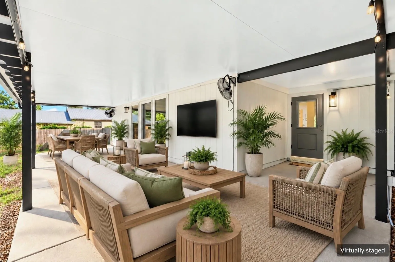 Digitally Staged Patio