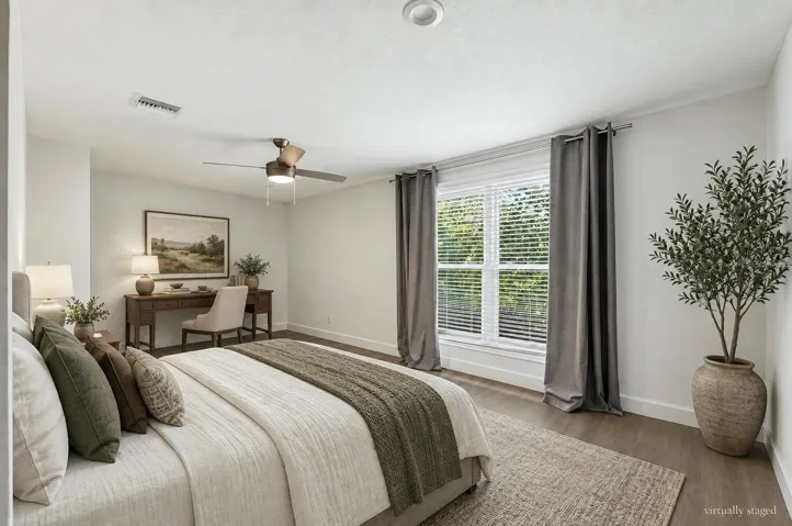 Digitally Staged Bedroom 2