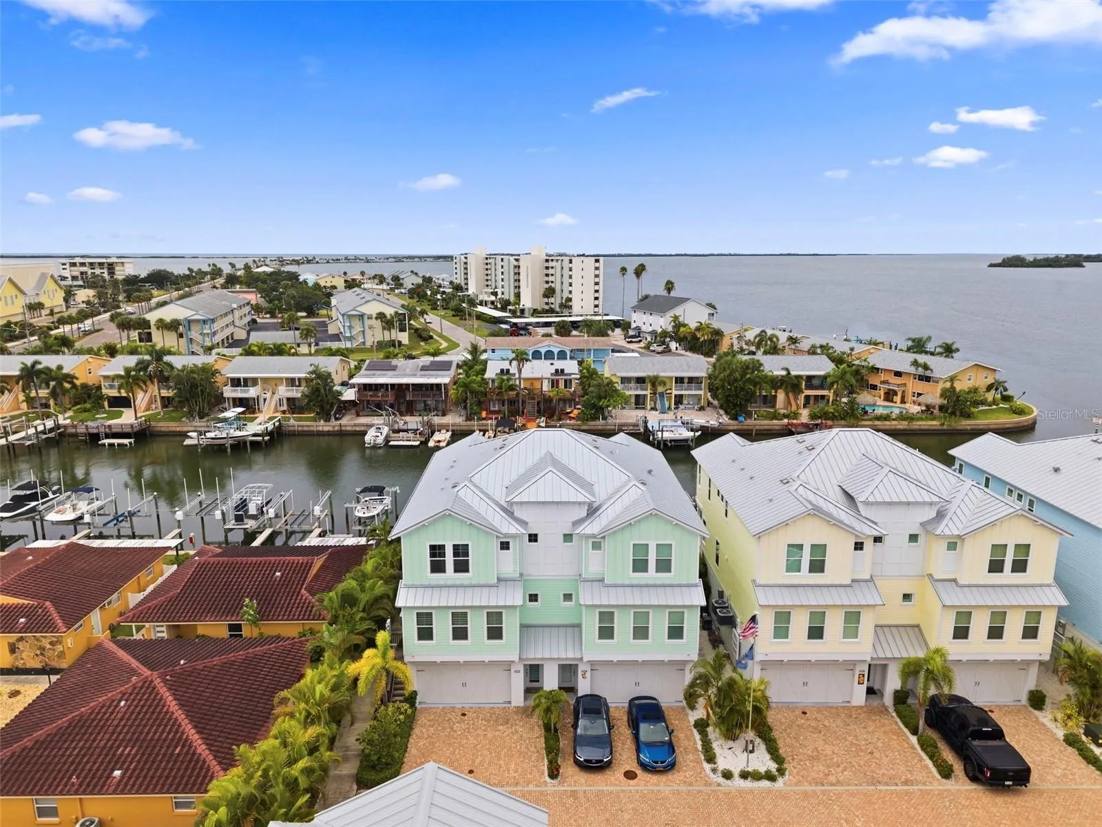 Your townhouse is the green one on the left.