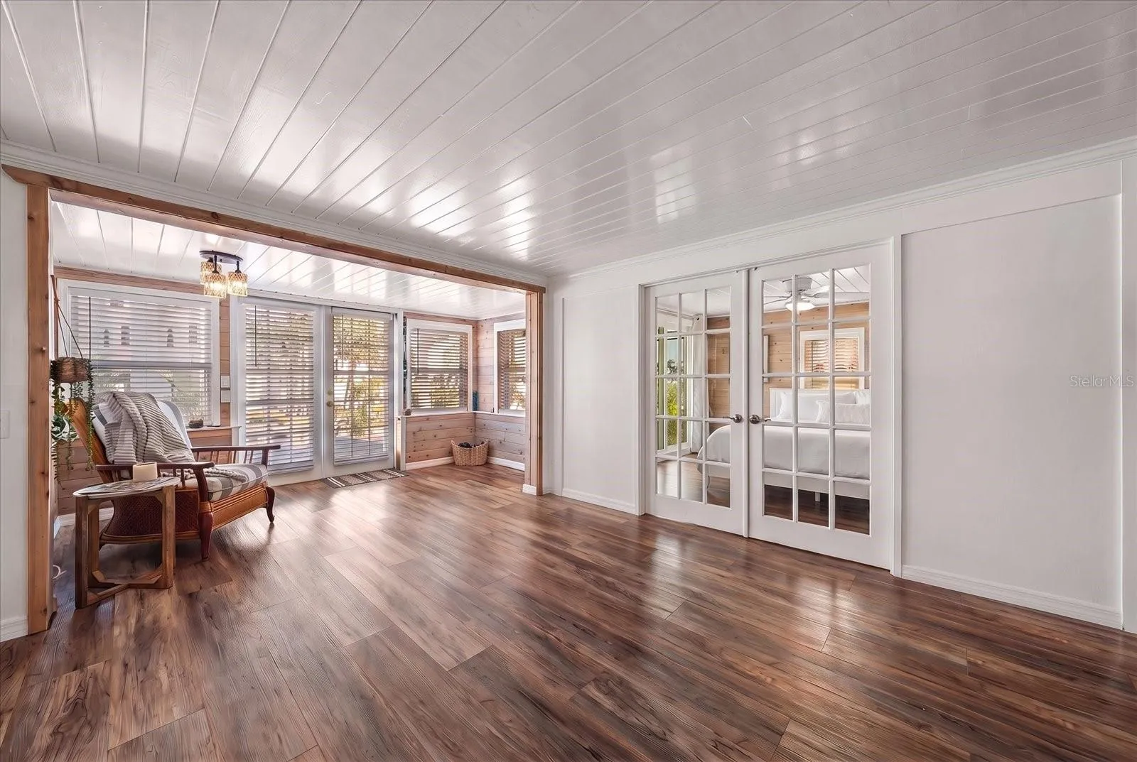 AI Image of Potential Living Room Conversion into 3rd Bedroom
