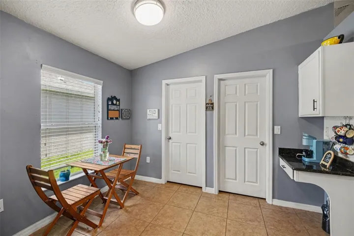 Sizeable walk in pantry in kitchen