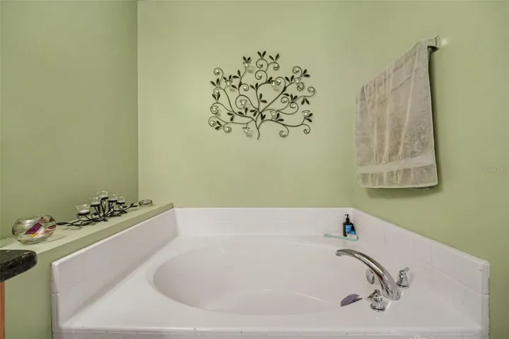 Garden tub in primary bath