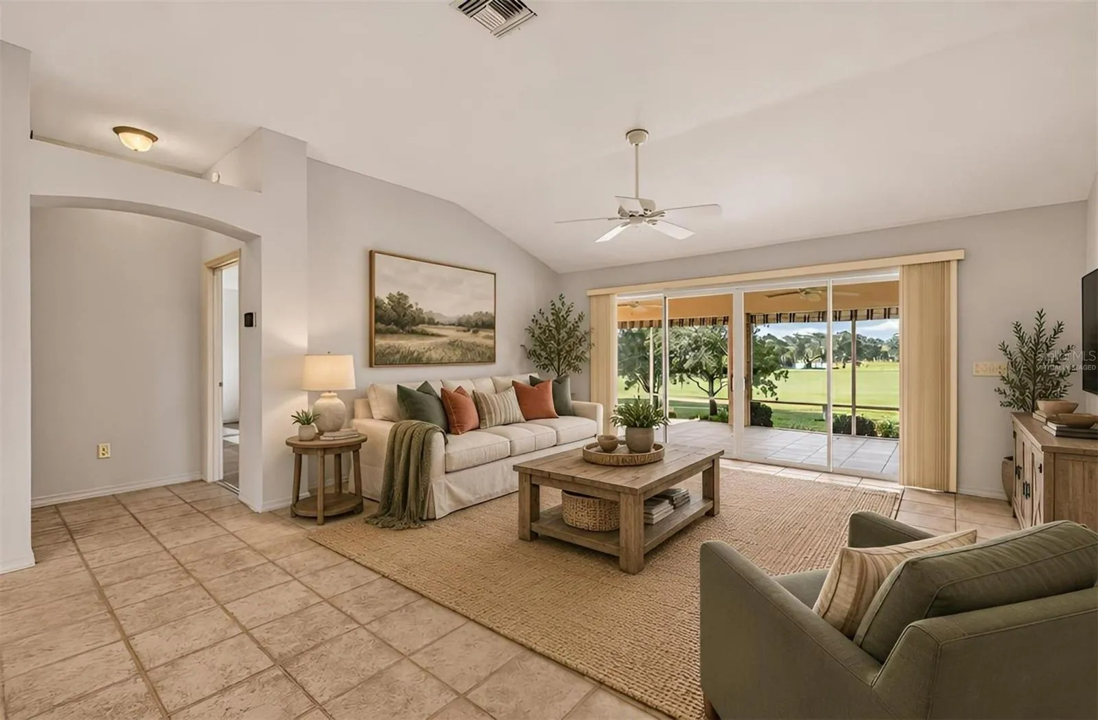 Living Room-Virtually Staged
