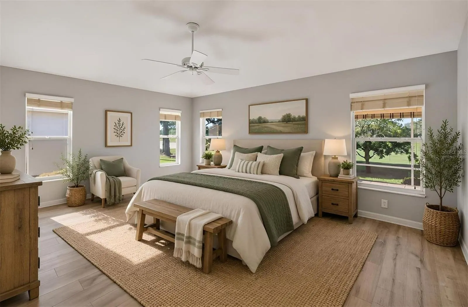 Primary Bedroom-Virtually Staged