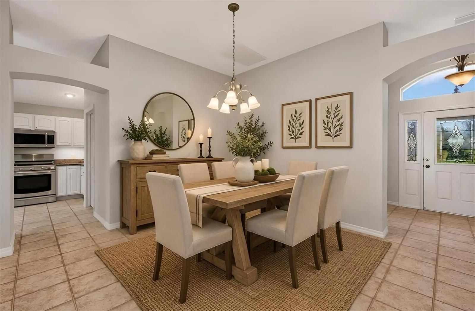 Dining Room-Virtually Staged