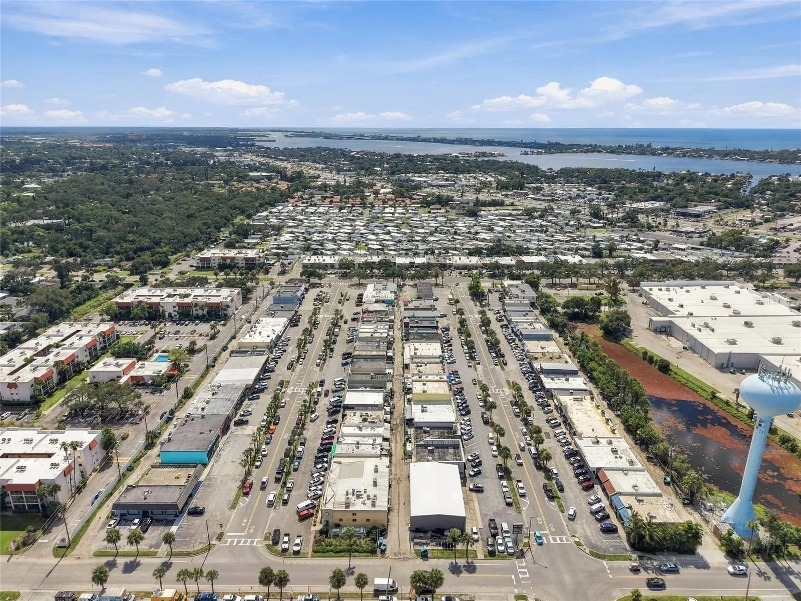 Aerial Shopping Area