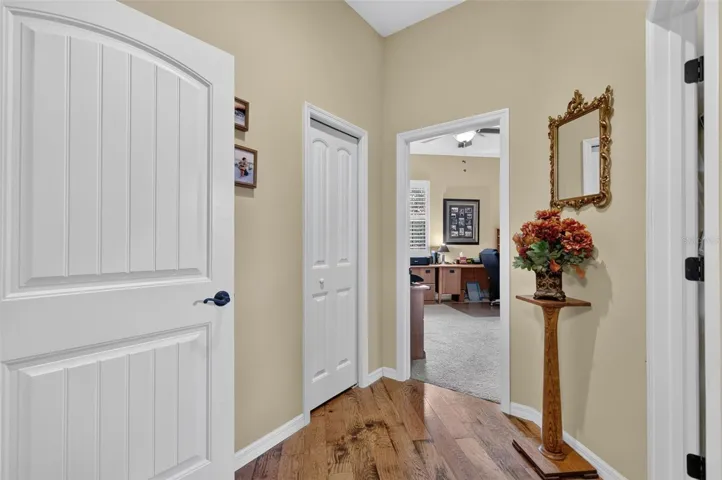 ENTRANCE TO GUEST SUITE AND OFFICE