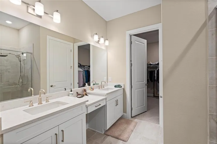 Primary Bath with Double Vanities