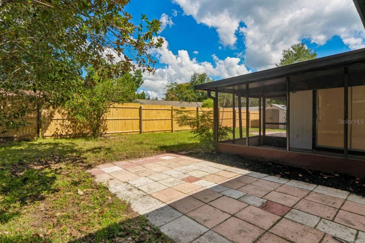 Fenced Yard