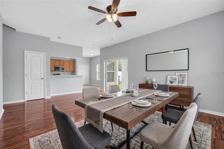 Virtually Staged Dining Room
