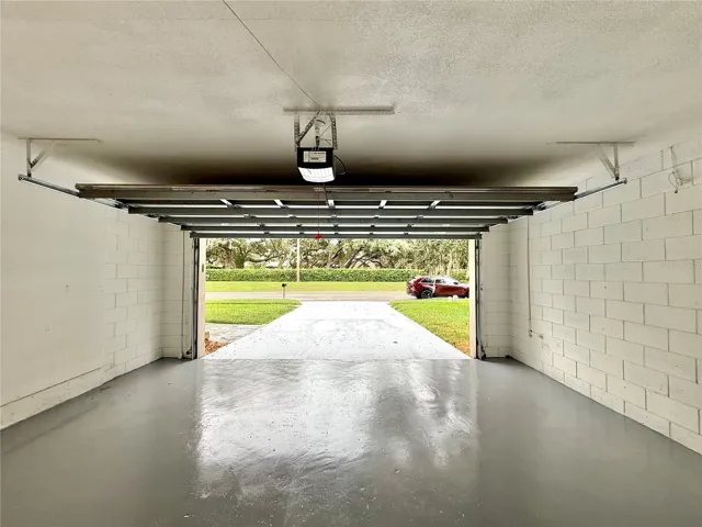 Garage driveway