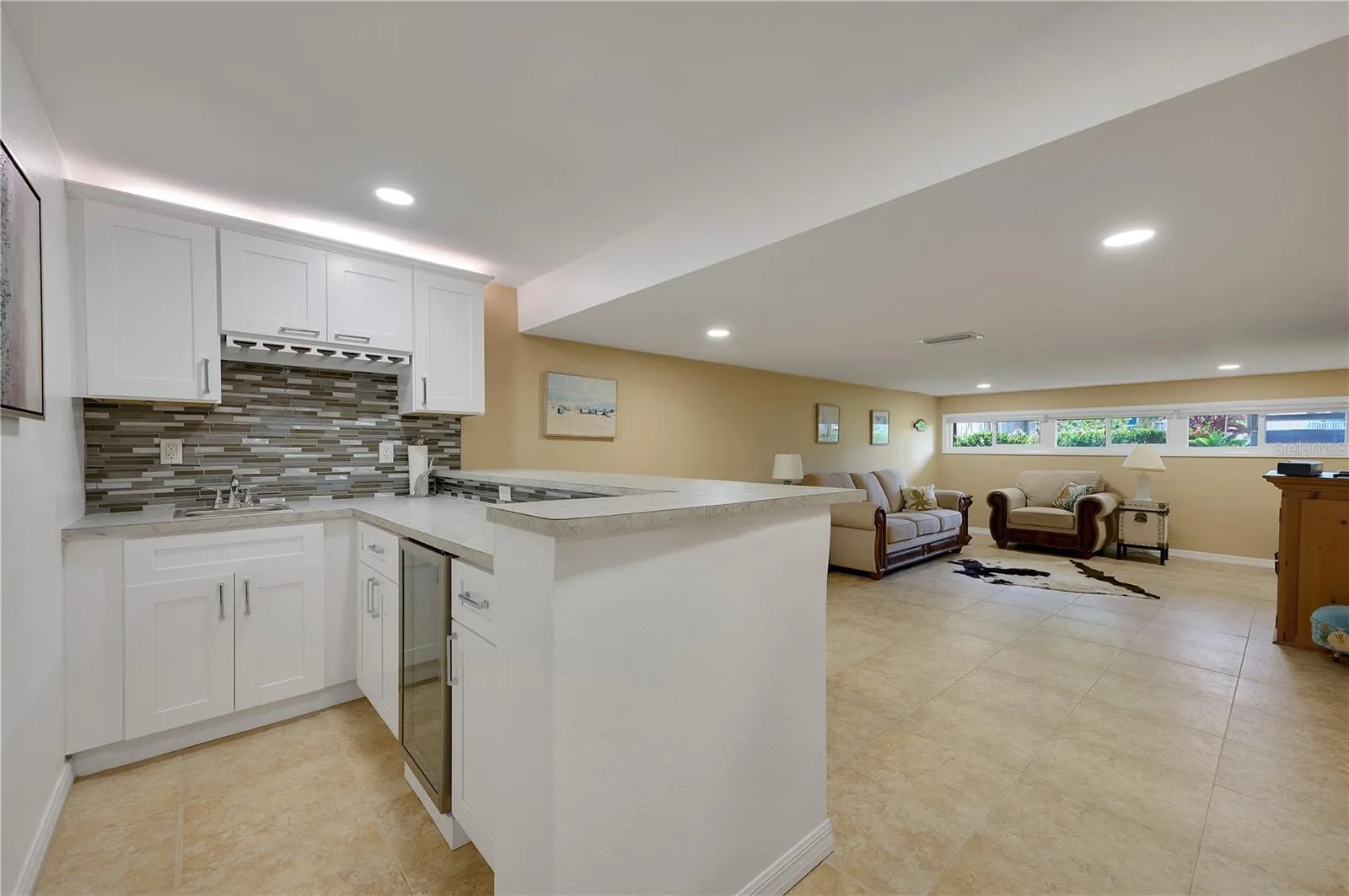 Lower level area