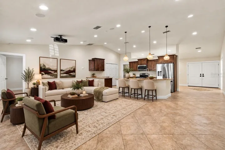 Living Room Virtually Staged