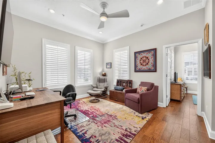 Great space for home office, playroom or additional living