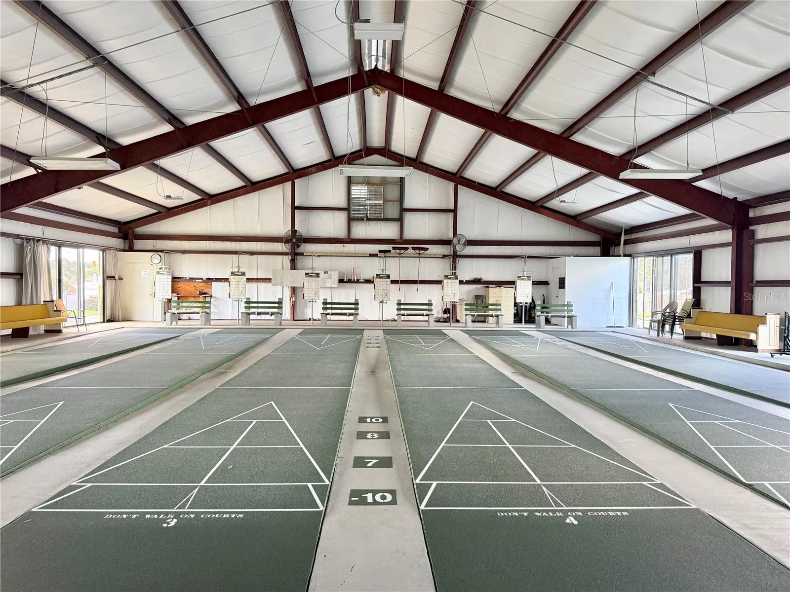Community Indoor Shuffle Board Courts