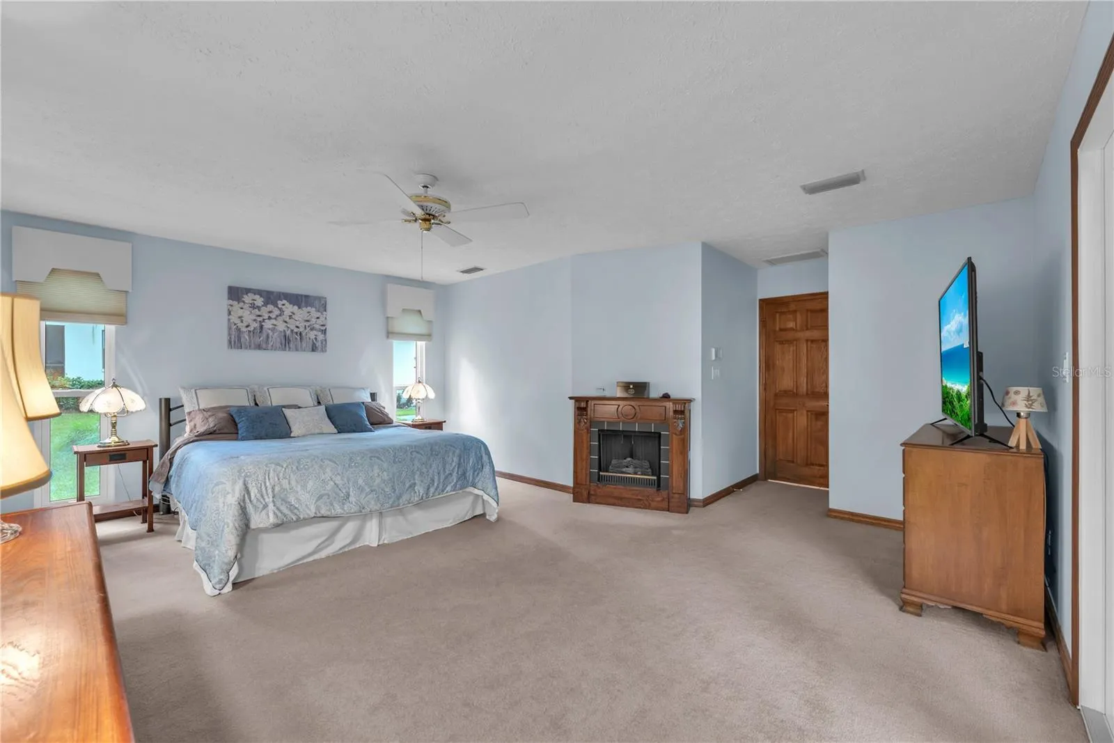 Primary bedroom has 2 walk-in closets to keep owner's organized.