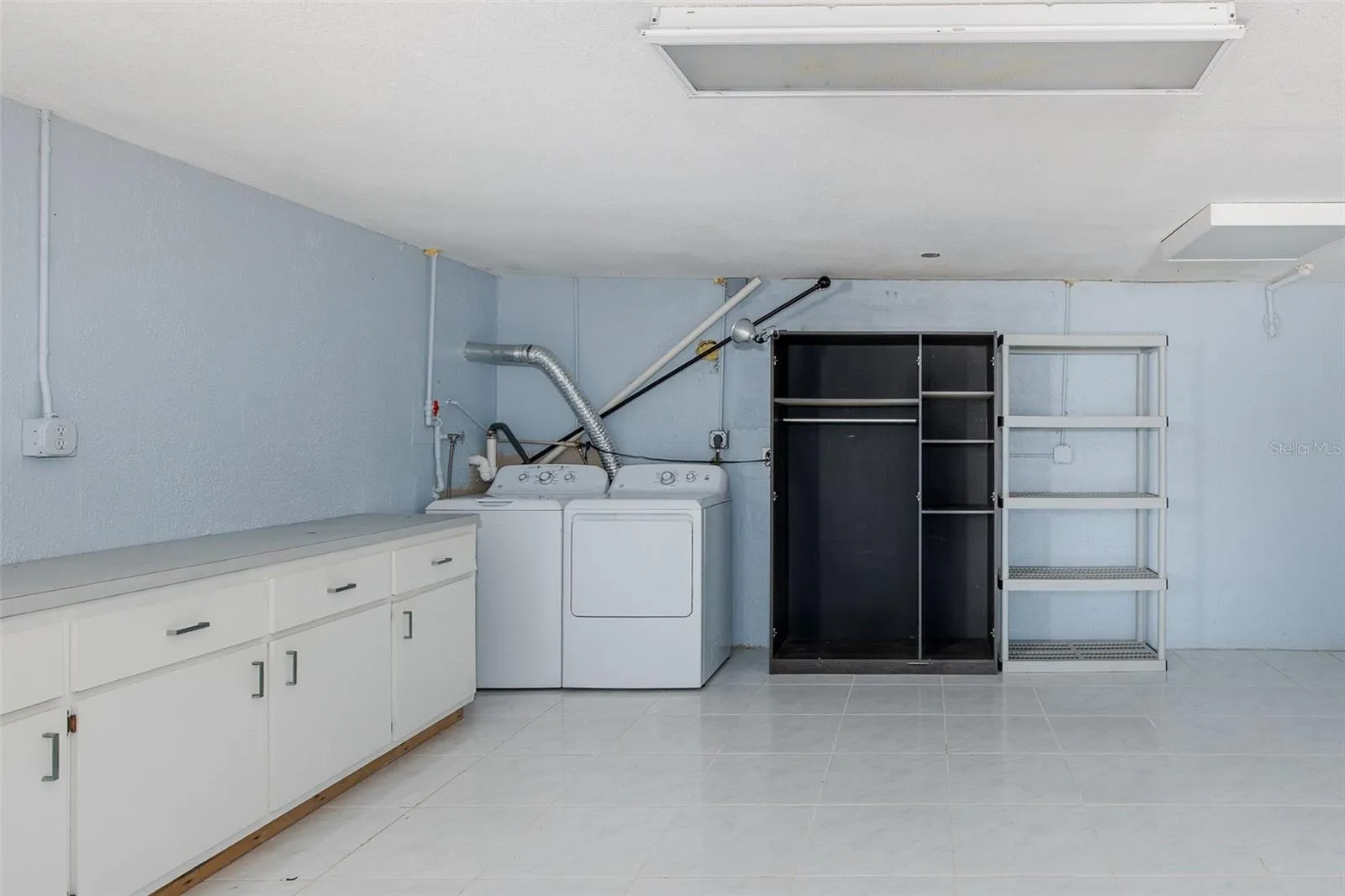 laundry area lower level