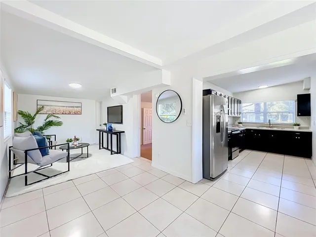 Kitchen and Family Room