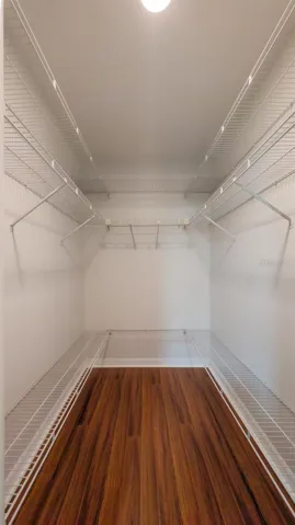 Walk in closet off Master bedroom