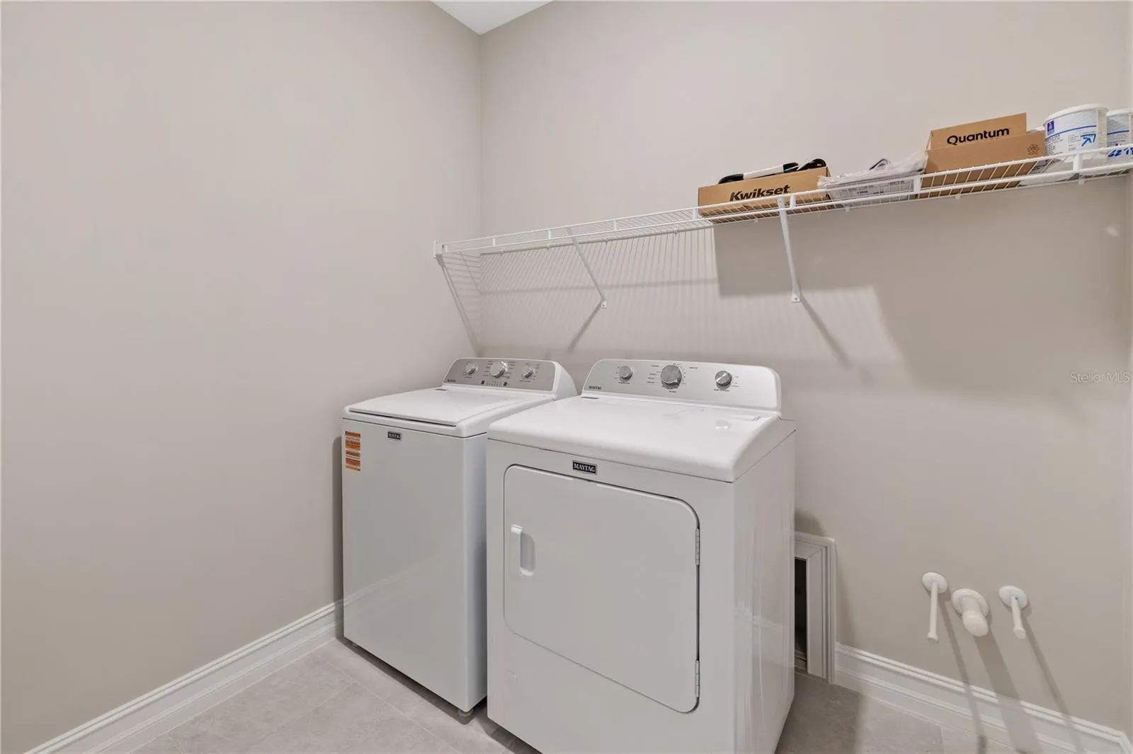Laundry room with washer & dryer included