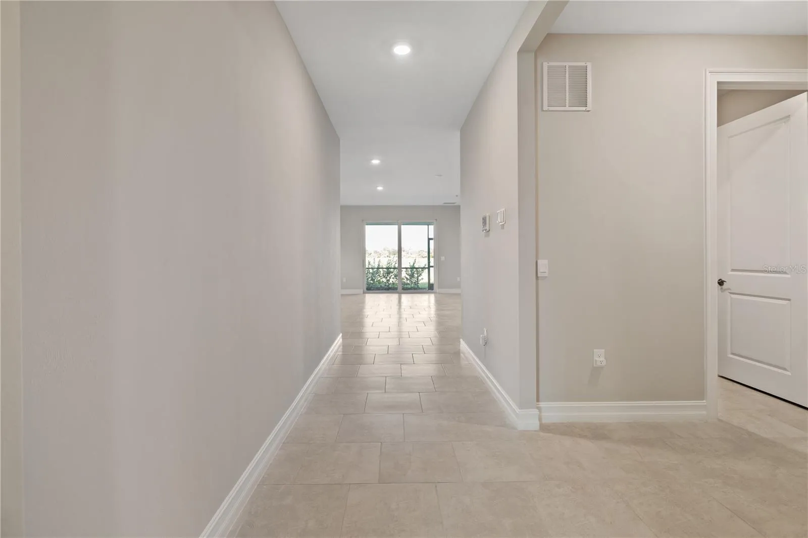 Foyer leading into home.