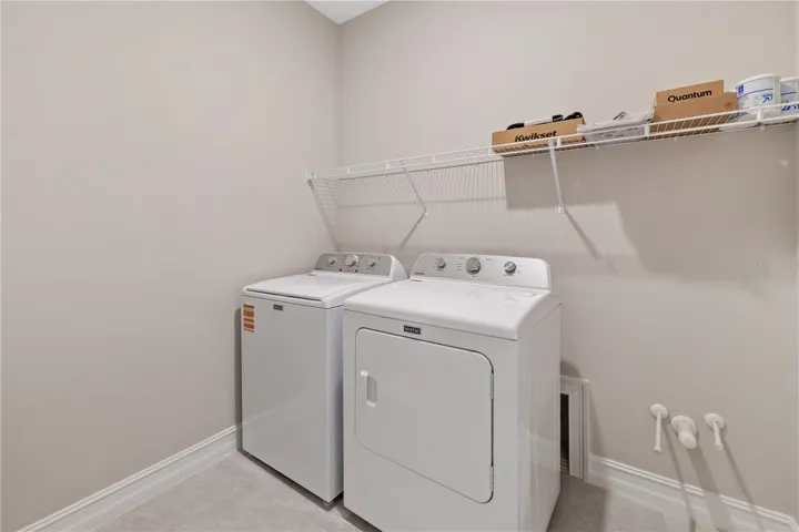 Laundry room with washer & dryer included